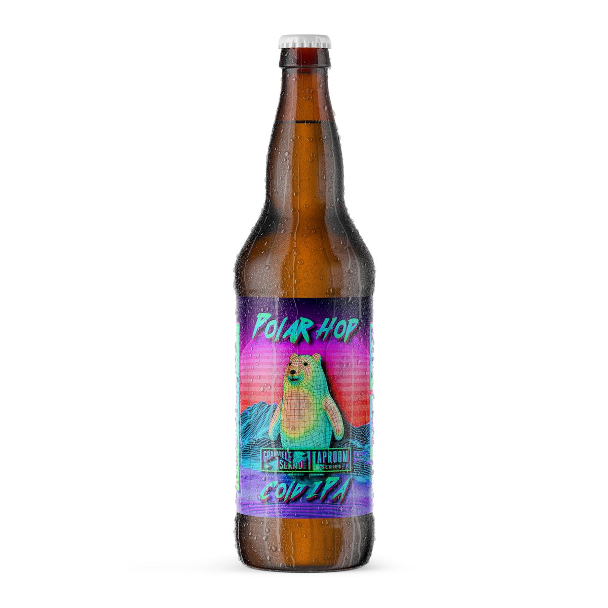 Polar Hop bottle mockup