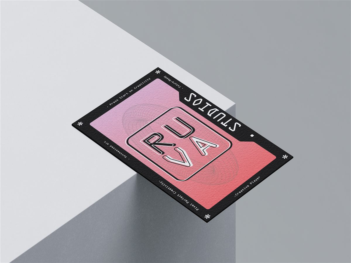 RUVA business card mockup