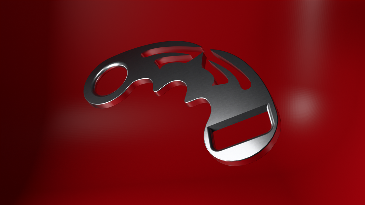 Bottle opener studio render one