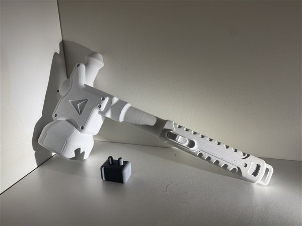 Physical prototype photo of The Pulsar tool