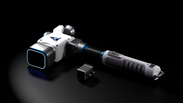Second iteration dark render front angle